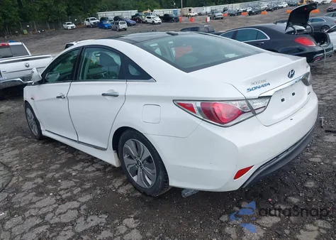 2015 Hyundai Sonata Hybrid Limited from USA, damaged, VIN KMHEC4A48FA135411